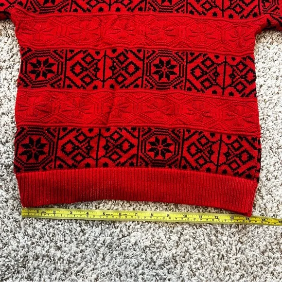 Red and Black Vintage Sweater - Picture 8 of 8